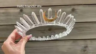 How to Make a Resin Crystal Crown | DIY Epoxy Tiara Tutorial for Beginners