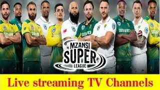 MSL 2018 live streaming TV channels list | Mzansi Super League