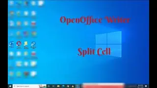 www.youtube.com/@smarteducation3 | OpenOffice.org | Writer | Split Cell