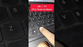 Shortcut Key to Shut Down Laptop | Windows Fast Shutdown Trick 💻⚡#shorts #computer #tricks