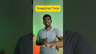 Snapchat Trick 📸💯 | AIT TAMIL #shorts #8