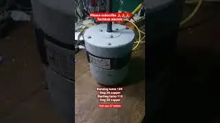 exhaust fan motor data || heavy duty motor || full rewinding data