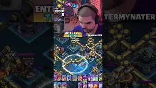 PERFECT TIMING ON THE RC CHARGE INVIS SPELL PLACEMENTS!❤️ (Clash Of Clans)