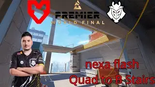 CS2 de_vertigo Flash Quad to B Stairs