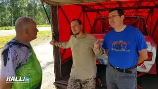 Klim Baikov ja Andrey Kleshchev ennem Viru rallit 2018