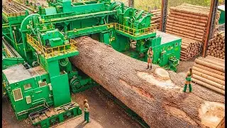 Inside the Largest Wood Sawmill Factory &ndash; From RAW Logs to Premium Plywood Tables