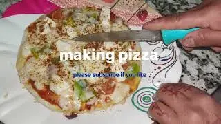 Making pizza without ( oven , yeast ) tasty and soft 😋