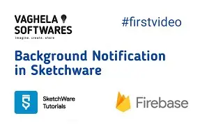 Firebase background notification service with #sketchware