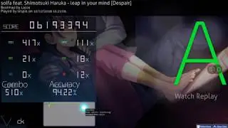 Solfa feat. Shimotsuki Haruka - Leap in your mind [Despair] +HD,DT