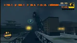 DreamShell ISO Loader - Grand Theft Auto III for Sega Dreamcast (CF card, train)
