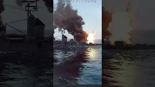 Epic Battle at Sea #fighter #Sea power