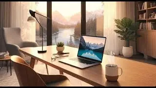 Cozy Office with Relaxing Ambience - Study, Work, Focus Music