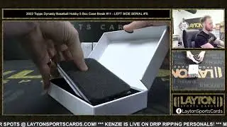 ROOKIE LOGOMAN! 2022 Topps Dynasty Baseball Hobby 5 Box Case Break #11