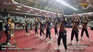 DASYATTTT !!!  JUARA NASIONAL FINAL TOUR FORBASI (LASSAWENA) PASKIBRA SMPN 2 KATAPANG KAB.BANDUNG 