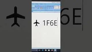 Airplane symbol shortcut key in ms word #msword
