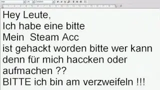 Steam Account gehackt worden bitte hilfe