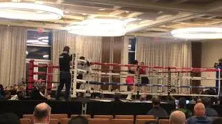 Michelle Cook Vs. Liz Tuani  [LIGHTWEIGHT] boxing match (Round 1 of 4)