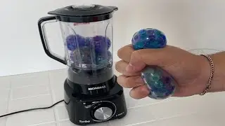 JOGUEI VÁRIAS BOLAS SATISFATÓRIAS DENTRO DO LIQUIDIFICADOR E OLHA O QUE ACONTECEU!