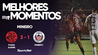 POUSO ALEGRE VENCE E DA SUSTO NO FIM! - Melhores Momentos - Pouso Alegre 3 x 1 Itabirito
