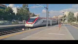Athens Suburban Railway Trains at Athens Central station