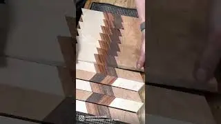 New pattern cutting board! 🤩 #woodworking #woodwork #woodworker #art #artist #diy #shorts #maker