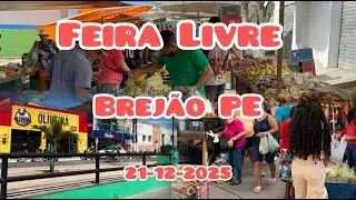 FEIRA LIVRE DE BREJÃO  21/12/2025 #feira #domingo #nordeste #natal