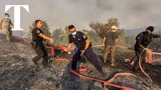 Firefighters battle further wildfires on Rhodes