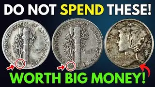 TOP 5 Super Rare 1925 Silver Mercury Dimes That Can Change Your Life?