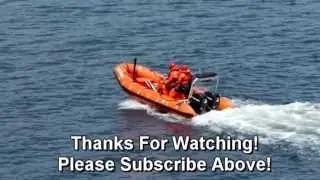 Rescue Boat Drill on the MV Island Sky BC Ferries)