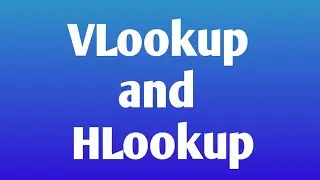 VLookup | HLookup
