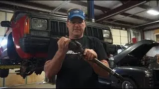 Jeep Cherokee Classic in for some fixin! Front axle u-joints replacement. From Lucore Automotive