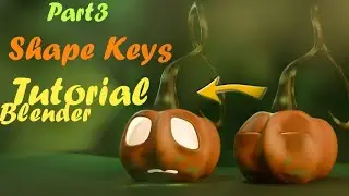 Animated Halloween Pumpkin Tutorial - Part3 #blendertutorial