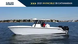 Продается катамаран Invincible 35 2021 года выпуска &ndash; четыре двигателя Mercury 300, двухступенчат...