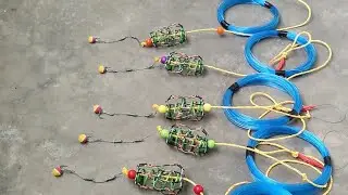 Fishing ball set parcel video#bottle setting#katla#Rogu#fish catching set up#sales