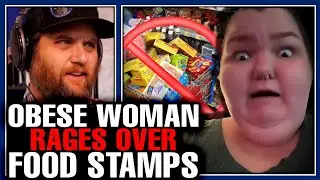 Женщина с лишним весом негодует из-за того, что Walmart отменяет программу SNAP и продуктовые талоны