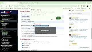 Setting up an email list in Leadsleap