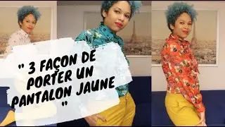 🌈COMMENT PORTER UN PANTALON JAUNE 🌈 (😍 3 Façon simple et basic )