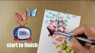 Hero Arts Butterfly Kaleidoscope