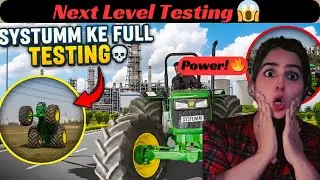 😳Finally आज़ bulldozed में डबले tyre 🛞 डाल दिया || Sonalika rx harrow testing system hang