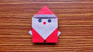 ХВАТИТ покупать украшения! 🎄 ИДЕАЛЬНЫЙ ПРОСТОЙ СКЛАДНОЙ БУМАЖНЫЙ САНТА (Рождественский декор свои...