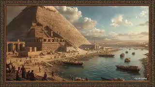 Ancient Egyptian Pyramids | GRY Music Framed TV Art Screensaver | Artwork for Your Television |