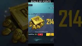 BONUS RP POİNTS PUBG MOBİLE#shorts