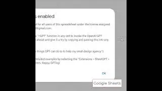 Google Sheets ChatGPT Plugin SheetGPT