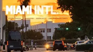 MIAMI B777 Cockpit Takeoff 08R 2024