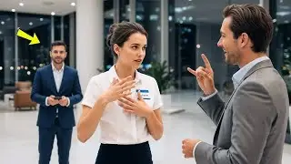 Un Timido Stagista Salutò un Visitatore Sordo nel Lingua Segni—Ignaro CEO Guardava Dietro!