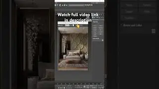 Bed Back Panel Design In 3ds Max | Esthetic Space Decor