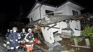 Hundreds of casualties after magnitude 6 quake hits Japan
