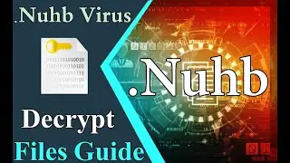 How to recover Nuhb ransomware files, Decrypt  nuhb files