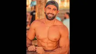 Hot Hunks  Hairy Chest Muscular Bodybuilder Cow Bears