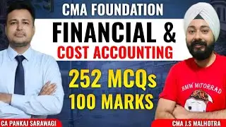CMA FOUNDATION MCQ BANK | Financial And Cost Accounting | Dec 2025 | 